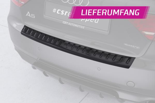 CSR Ladekantenschutz für Audi A5 8T LKS051-G Glossy schwarz Hochglanz (keine Lackierung erforderlich)