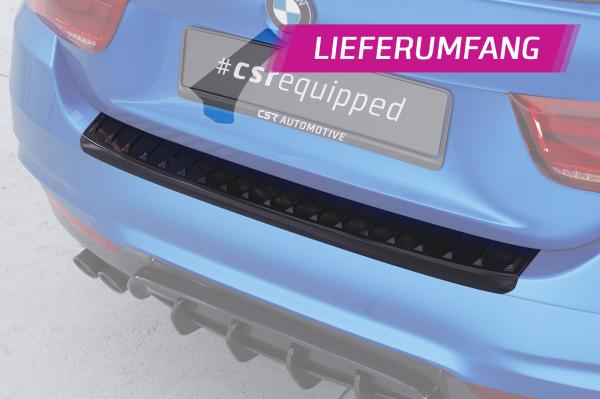 CSR Ladekantenschutz für BMW 4er F36 LKS054-G Glossy schwarz Hochglanz (keine Lackierung erforderlich)