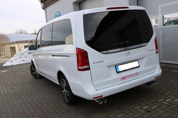 Fox passend für Mercedes V-Klasse W447 Endschalldämpfer quer Ausgang rechts/links  - 2x76 Typ 11 rechts/links MB082006-028