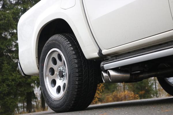 Fox passend für Mercedes X-Klasse 4matic Endrohrsystem Ausgang seitlich rechts und links am Fahrzeug - 2x90 Typ 16 rechts/links MB230000-132