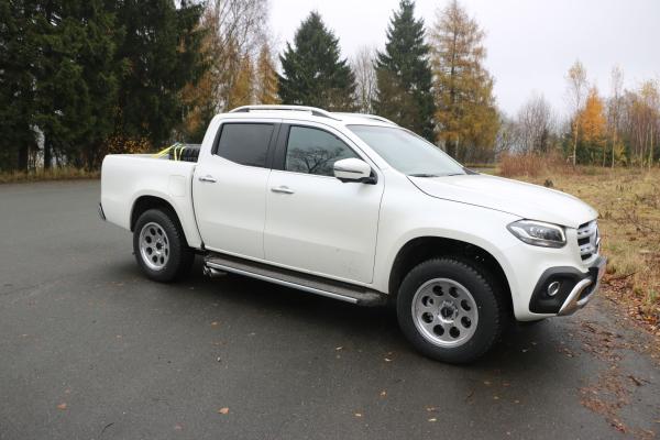 Fox passend für Mercedes X-Klasse 4matic Endrohrsystem Ausgang seitlich rechts und links am Fahrzeug - 2x90 Typ 16 rechts/links MB230000-132