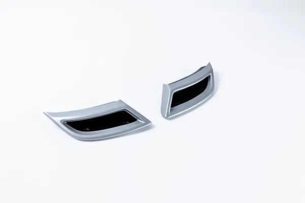 Milotec Auspuff-Dummies für Skoda Kodiaq – silber – 2-teilig