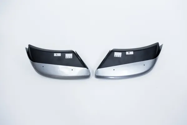 Milotec Auspuff-Dummies für Skoda Kodiaq – Alu-Brush – 2-teilig