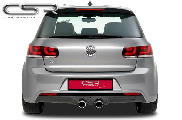 CSR Rücklichtblenden für VW Golf 6 (Typ 1K) RB005-G Glossy schwarz Hochglanz (keine Lackierung erforderlich)