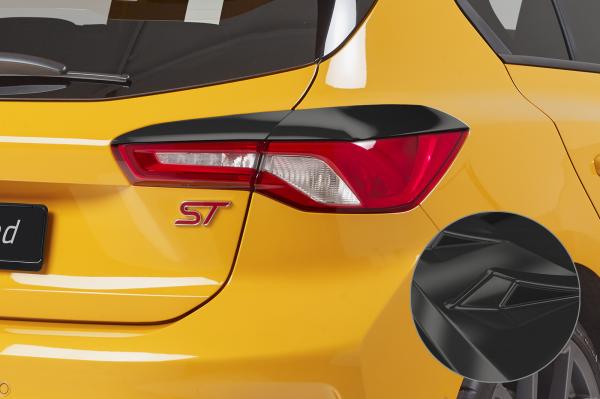 CSR Rücklichtblenden für Ford Focus MK4 Schrägheck RB014 Glossy schwarz Hochglanz (keine Lackierung erforderlich)