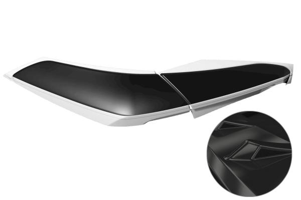 CSR Rücklichtblenden für Ford Focus MK4 Schrägheck RB014 Glossy schwarz Hochglanz (keine Lackierung erforderlich)