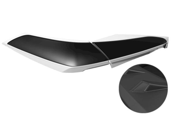 CSR Rücklichtblenden für Ford Focus MK4 Schrägheck RB014 Lackierung erforderlich (unlackiert roh)