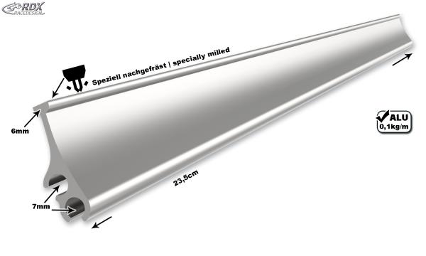 RDX Doppelkeder-Profil DUO-KEDER 23,5cm, Doppel-Kederleiste für Seitenteile / Seitenwände Camping-Markisen