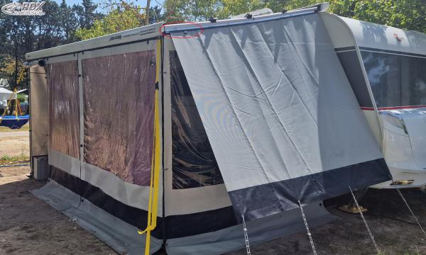 RDX Doppelkeder-Profil DUO-KEDER 23,5cm, Doppel-Kederleiste für Seitenteile / Seitenwände Camping-Markisen