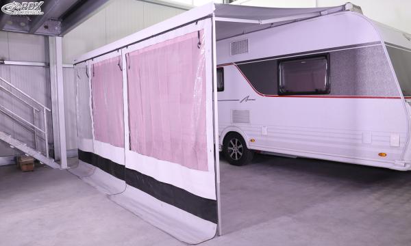 RDX Klipp-Befestigungsset für Kederleisten in Camping-Markisen, z.B. für Gardinen (15x/45tlg.)