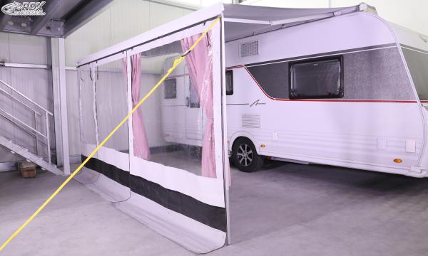 RDX Klipp-Befestigungsset für Kederleisten in Camping-Markisen, z.B. für Gardinen (15x/45tlg.)