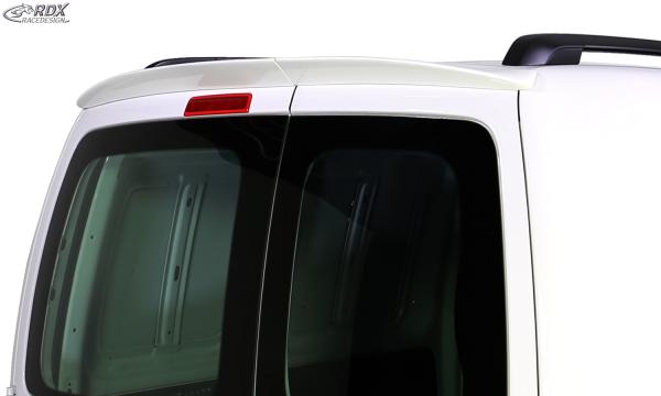 RDX Dachspoiler für VW Caddy 2K mit geteilter Heckklappe Flügeltüren Heckspoiler Spoiler Flügeltürer