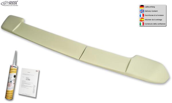 RDX Dachspoiler für CITROEN Berlingo, PEUGEOT Partner & Rifter, OPEL Combo, TOYOTA ProAce City mit Flügeltüren Heckspoiler Spoiler Flügeltürer