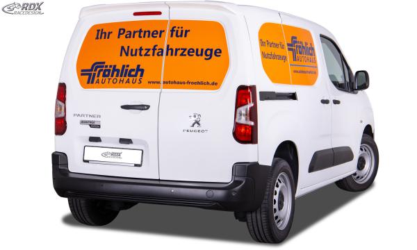 RDX Dachspoiler für CITROEN Berlingo, PEUGEOT Partner & Rifter, OPEL Combo, TOYOTA ProAce City mit Flügeltüren Heckspoiler Spoiler Flügeltürer