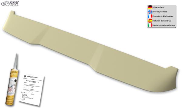 RDX Dachspoiler für FIAT Ducato, CITROEN Jumper, OPEL Movano, PEUGEOT Boxer, TOYOTA ProAce Max, RAM ProMaster (H3) Heckspoiler Spoiler
