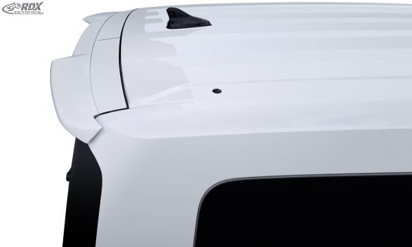 RDX Dachspoiler für VW Caddy SB 2K 2KN (2020+) & FORD Tourneo Connect SK SKN (2022+) mit geteilter Heckklappe Flügeltüren Heckspoiler Spoiler Flügeltürer