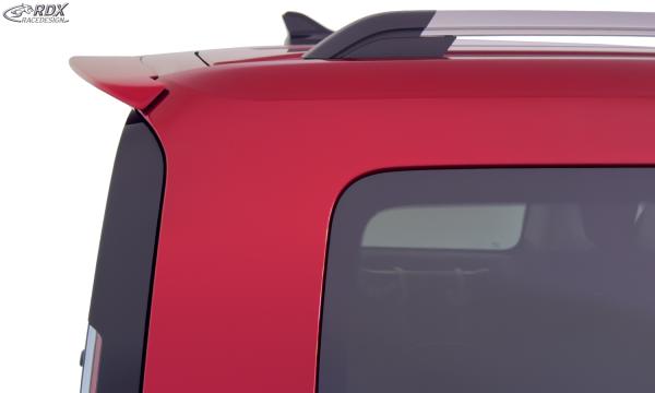 RDX Dachspoiler für VW Caddy SB 2K 2KN (2020+) & FORD Tourneo Connect SK SKN (2022+) mit geteilter Heckklappe Flügeltüren Heckspoiler Spoiler Flügeltürer