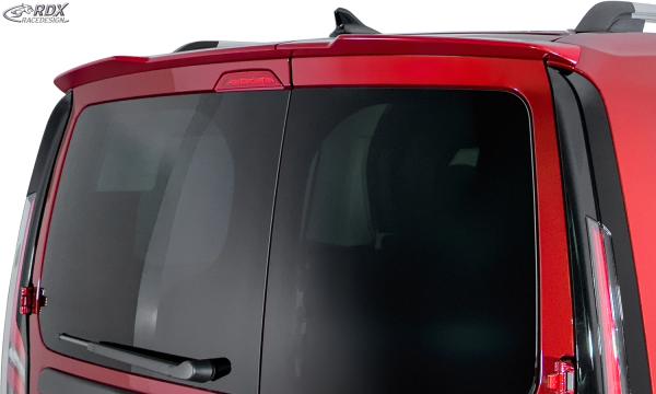 RDX Dachspoiler für VW Caddy SB 2K 2KN (2020+) & FORD Tourneo Connect SK SKN (2022+) mit geteilter Heckklappe Flügeltüren Heckspoiler Spoiler Flügeltürer