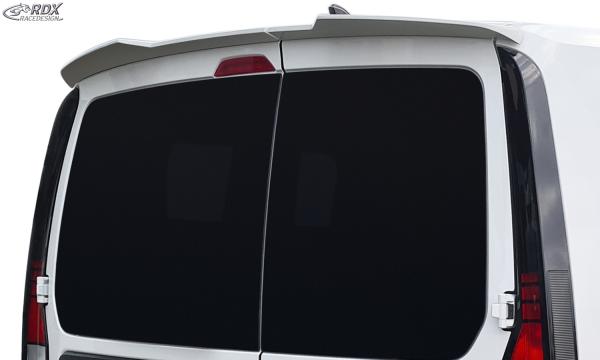 RDX Dachspoiler für VW Caddy SB 2K 2KN (2020+) & FORD Tourneo Connect SK SKN (2022+) mit geteilter Heckklappe Flügeltüren Heckspoiler Spoiler Flügeltürer