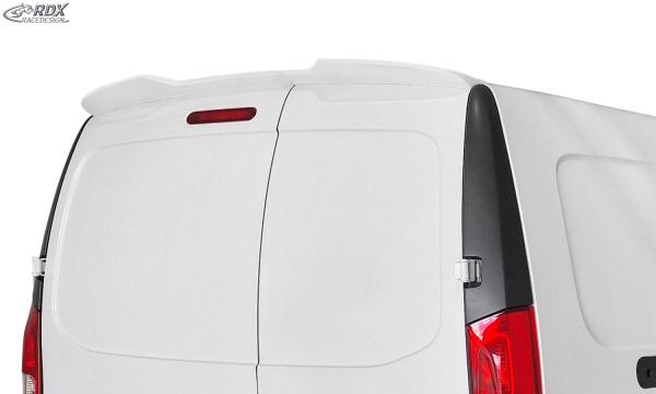 RDX Dachspoiler für MERCEDES Citan (X / 2012+) & NISSAN NV250 (W / 2019+) & RENAULT Kangoo (W / 2013+) für Flügeltürer Heckspoiler Spoiler