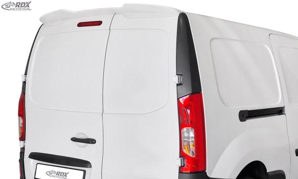 RDX Dachspoiler für MERCEDES Citan (X / 2012+) & NISSAN NV250 (W / 2019+) & RENAULT Kangoo (W / 2013+) für Flügeltürer Heckspoiler Spoiler
