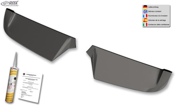 RDX Dachspoiler für MERCEDES Vito & Viano 639 2003-2014 (für Flügeltüren) Heckspoiler Spoiler