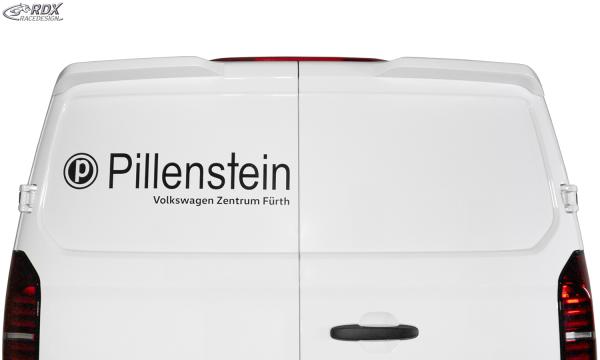 RDX Dachspoiler für FORD Transit Custom & Tourneo Custom (2023+) / VW Transporter & Caravelle (2025+) Heckspoiler Spoiler