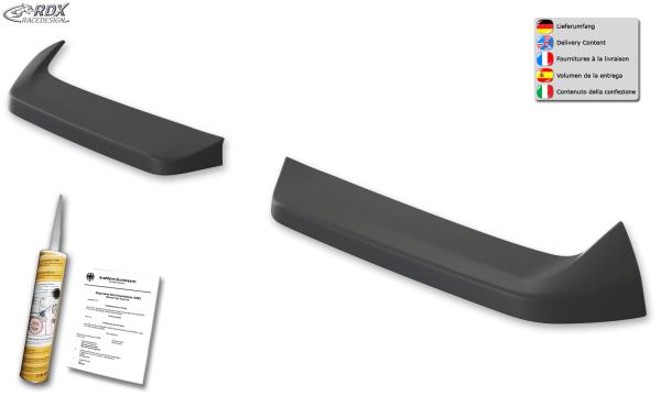 RDX Dachspoiler für FORD Transit Custom & Tourneo Custom (2023+) / VW Transporter & Caravelle (2025+) Heckspoiler Spoiler