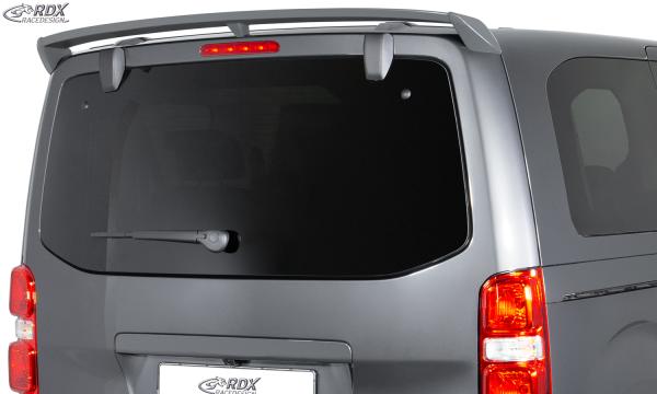 RDX Dachspoiler für CITROEN Jumpy & SpaceTourer, FIAT Scudo & Ulyssee, OPEL Zafira & Vivaro, PEUGEOT Expert & Traveller, TOYOTA Proace & Proace Verso (V) Heckklappe Heckspoiler Spoiler