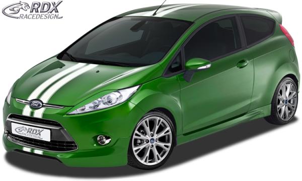 RDX Frontspoiler für FORD Fiesta MK7 JA8 JR8 (2008-2012) Frontlippe Front Ansatz Spoilerlippe
