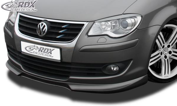 RDX Frontspoiler für VW Touran 1T 2007+ Frontlippe Front Ansatz Vorne Spoilerlippe