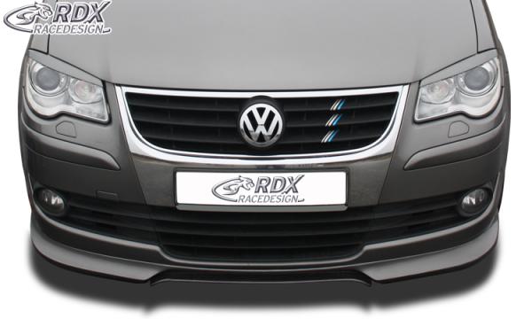 RDX Frontspoiler für VW Touran 1T 2007+ Frontlippe Front Ansatz Vorne Spoilerlippe