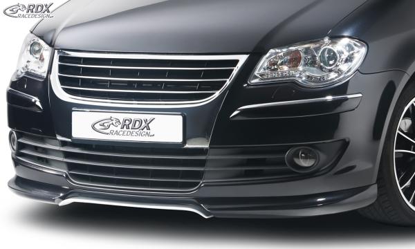 RDX Frontspoiler für VW Touran 1T 2007+ Frontlippe Front Ansatz Vorne Spoilerlippe