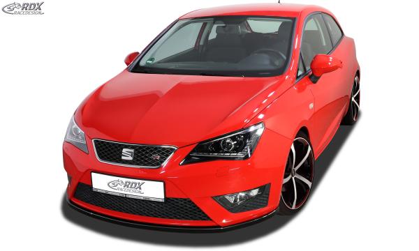 RDX Frontspoiler für SEAT Ibiza 6J FR Facelift 2012+ & 6P FR Frontlippe Front Ansatz Vorne Spoilerlippe Schwert