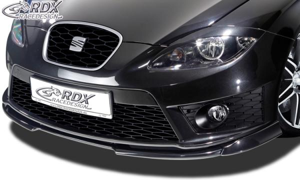 RDX Frontspoilerlippe VARIO-X für SEAT Leon 1P Facelift 2009+ FR & Cupra Frontlippe Front Ansatz Vorne Spoilerlippe