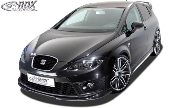 RDX Frontspoilerlippe VARIO-X für SEAT Leon 1P Facelift 2009+ FR & Cupra Frontlippe Front Ansatz Vorne Spoilerlippe