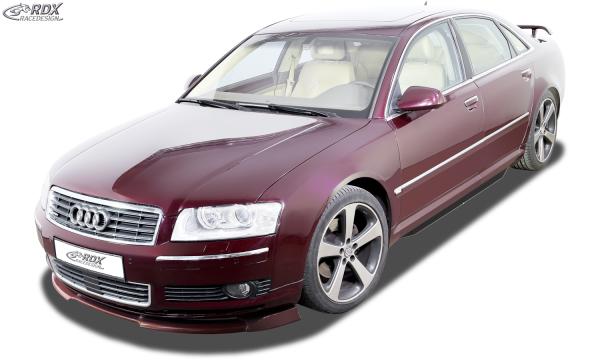 RDX Frontspoilerlippe VARIO-X für AUDI A8 D3 / 4E -2005 (Alle, incl. W12 bzw. S8) Frontlippe Front Ansatz Vorne Spoilerlippe