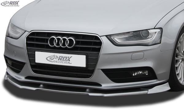 RDX Frontspoilerlippe VARIO-X für AUDI A4 B8 Facelift 2011+ Frontlippe "V1" Front Ansatz Vorne Spoilerlippe