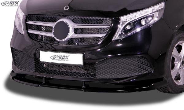 RDX Frontspoilerlippe VARIO-X für MERCEDES V-Klasse W447 2019+ Frontlippe Front Ansatz Vorne Spoilerlippe