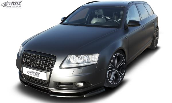 RDX Frontspoilerlippe VARIO-X für AUDI A6 4F -2008 (S-Line Frontstoßstange) Frontlippe Front Ansatz Vorne Spoilerlippe