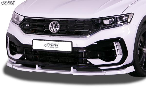 RDX Frontspoilerlippe VARIO-X für VW T-Roc R Frontlippe Front Ansatz Vorne Spoilerlippe