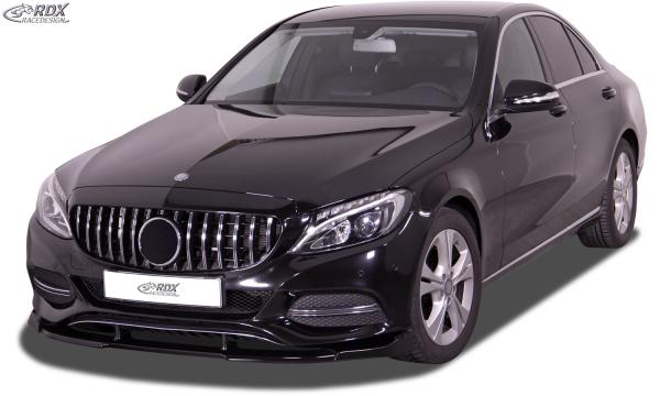 RDX Frontspoilerlippe VARIO-X für MERCEDES C-Klasse W205, S205, C205 (-2018) "V2" Frontlippe Front Ansatz Vorne Spoilerlippe