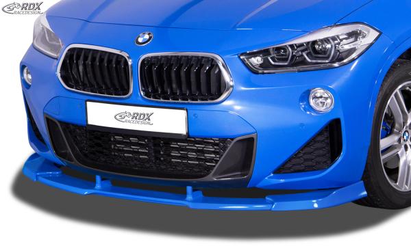 RDX Frontspoilerlippe VARIO-X für BMW X2 F39 M-Sport, M35i (2018+) Frontlippe Front Ansatz Vorne Spoilerlippe