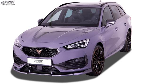 RDX Frontspoilerlippe VARIO-X für CUPRA Leon (KL) 2020+ / SEAT Leon Cupra (KL) 2020+ Frontlippe Front Ansatz Vorne Spoilerlippe