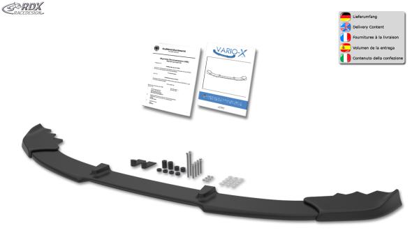 RDX Frontspoilerlippe VARIO-X für BMW 3er F30 / F31 -2015 Frontlippe Front Ansatz Vorne Spoilerlippe