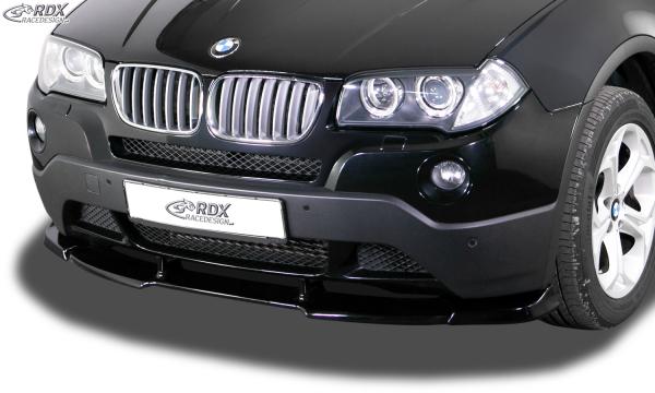 RDX Frontspoilerlippe VARIO-X für BMW X3 E83 2003-2010 Frontlippe Front Ansatz Vorne Spoilerlippe