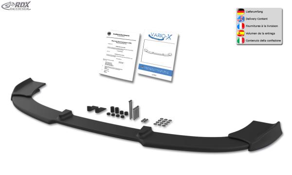 RDX Frontspoilerlippe VARIO-X für CITROEN DS3 (2010-2016) Frontlippe Front Ansatz Vorne Spoilerlippe