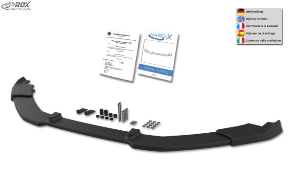 RDX Frontspoilerlippe VARIO-X für VW Golf 6 Plus (2008-2014) Frontlippe Front Ansatz Vorne Spoilerlippe