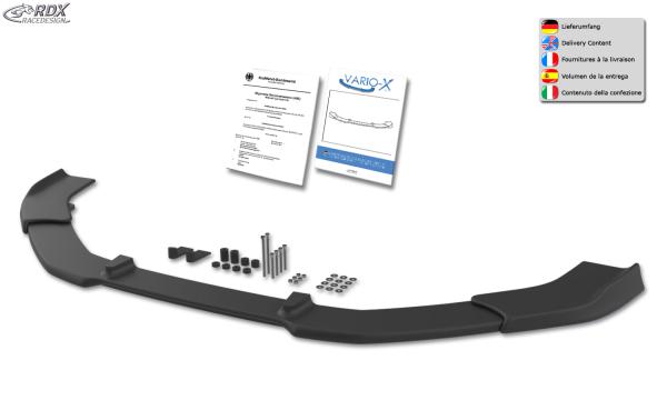 RDX Frontspoilerlippe VARIO-X für CHEVROLET Cruze 2009-2012 Frontlippe Front Ansatz Vorne Spoilerlippe