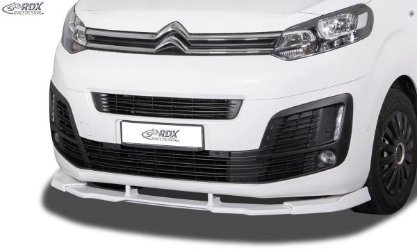 RDX Frontspoiler VARIO-X für CITROEN Jumpy / Spacetourer (V) & FIAT Ulysse / Scudo (V) & OPEL Zafira / Vivaro (V) & PEUGEOT Expert / Traveller (V) & TOYOTA ProAce / ProAce Verso (V) Frontlippe Front Ansatz Vorne Spoilerlippe